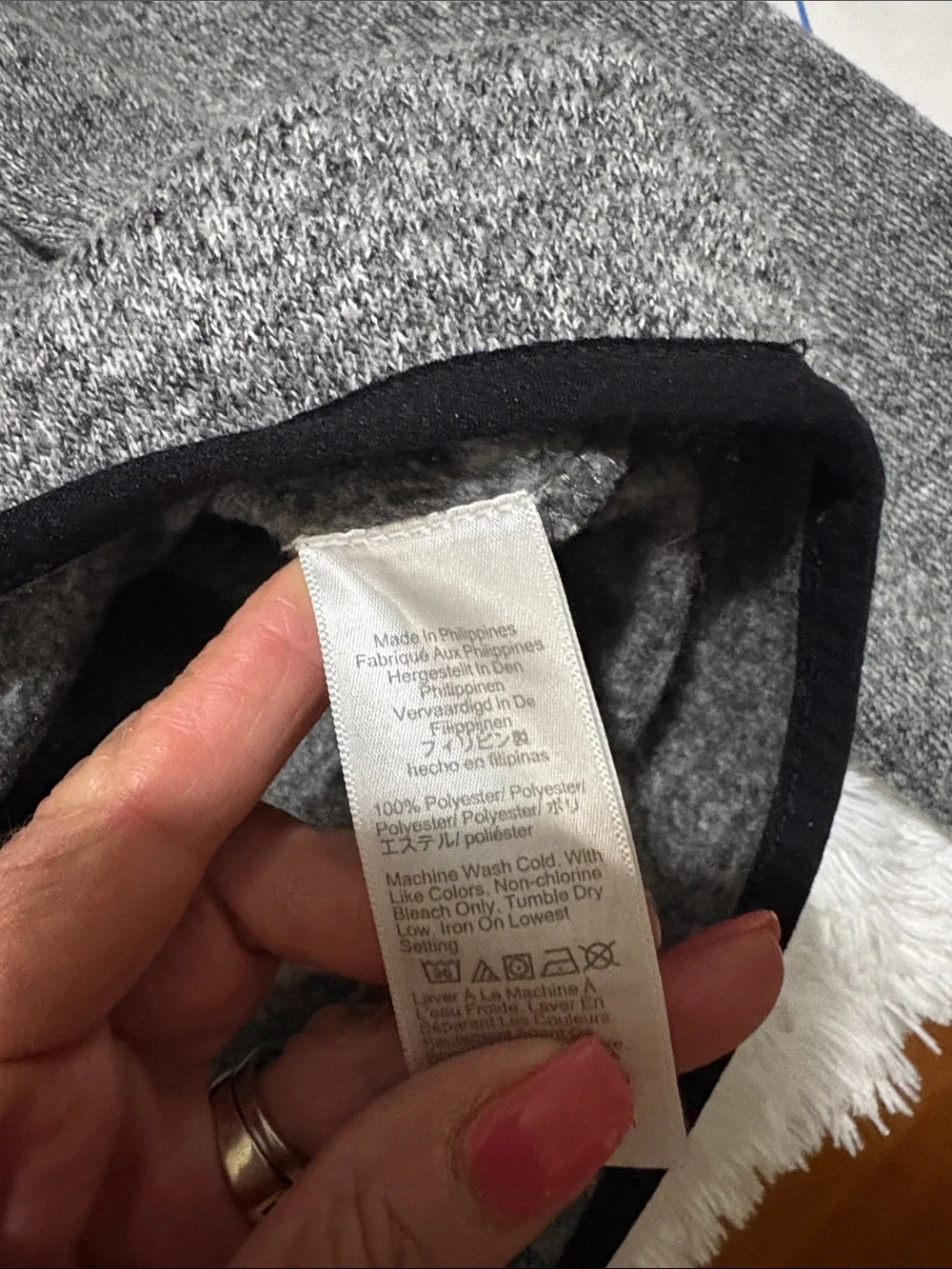 J. Crew Men's Heather Gray Quarter-Zip Sweater with Black Trim